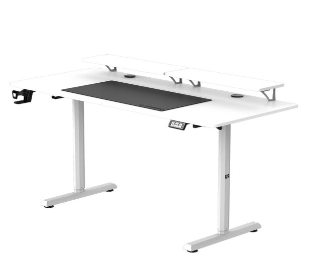 Ultradesk HIGHLANDER XXL Elektryczna regulacja Białe - 1287974 - zdjęcie